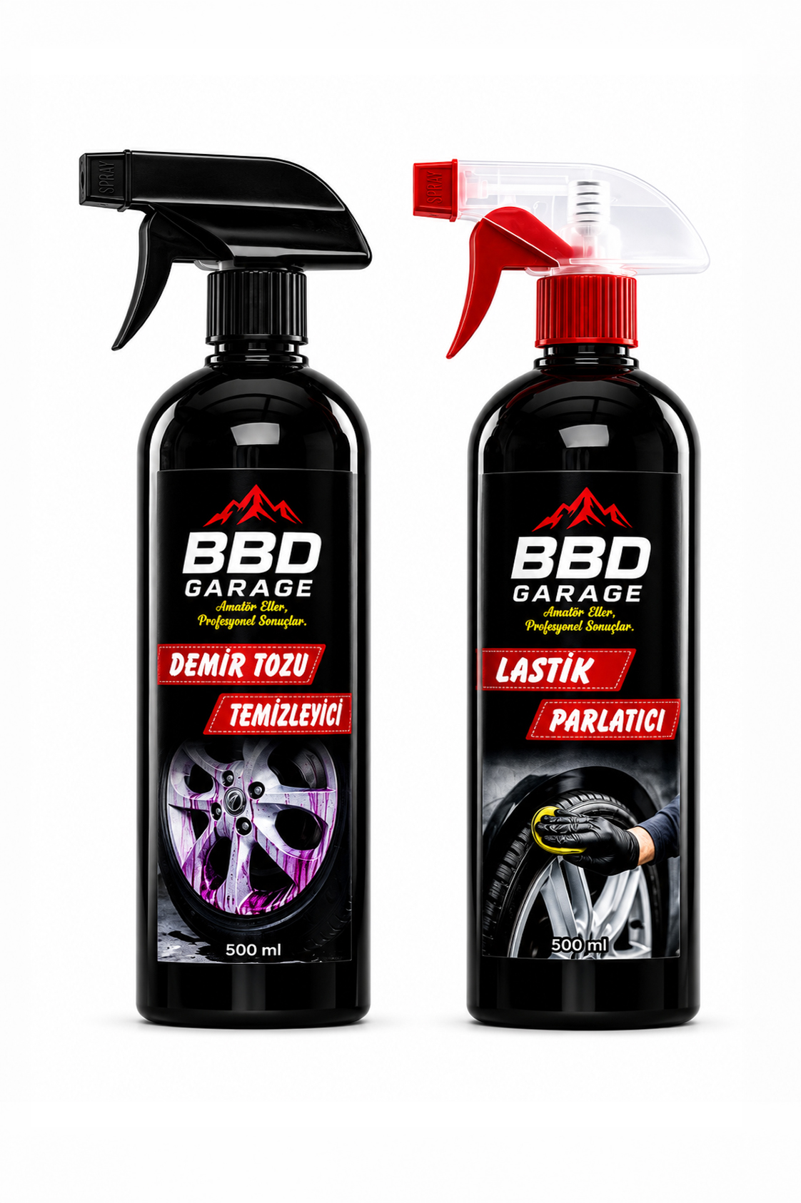 BBD GARAGE Demir Tozu + Lastik Parlatıcı İkili Set 2