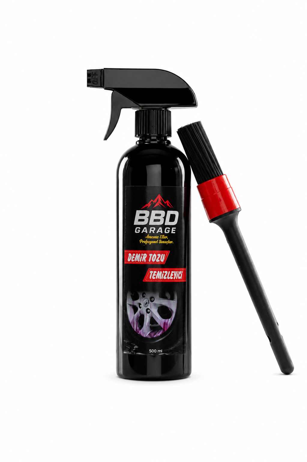 BBD GARAGE Demir Tozu Temizleyici 500ml Detay Fırça Hediye