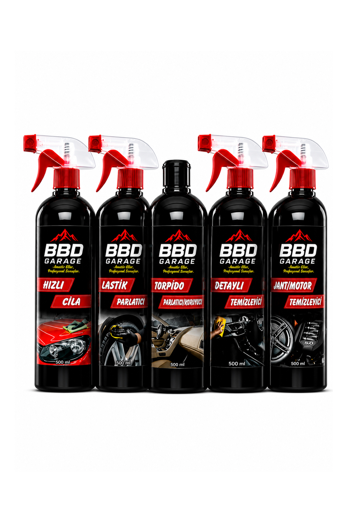 BBD GARAGE 5'li Araç Bakım Seti