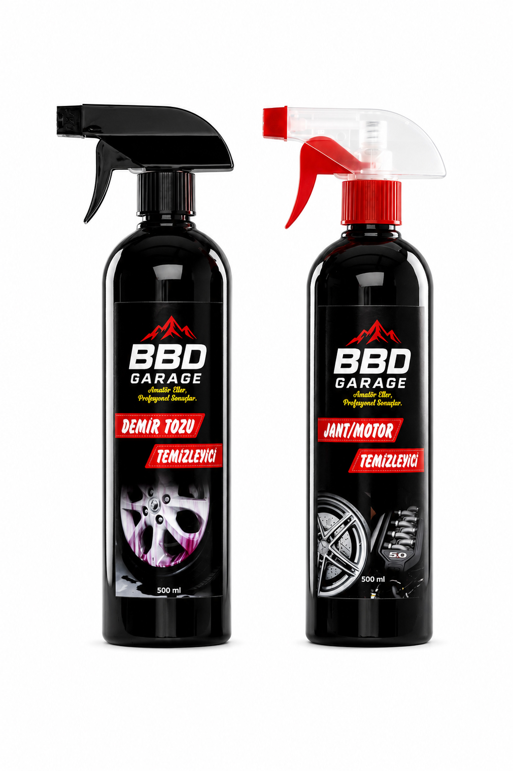 BBD GARAGE Demir Tozu + Jant/Motor Temizleyici İkili Set